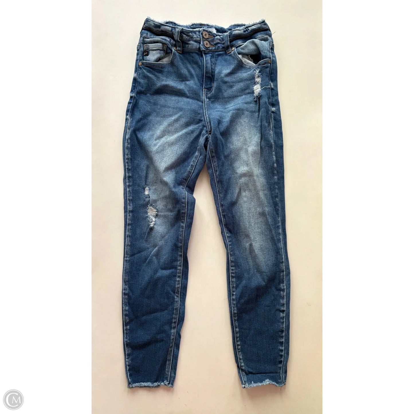 Jeans Skinny By Kancan In Blue, Size: 6