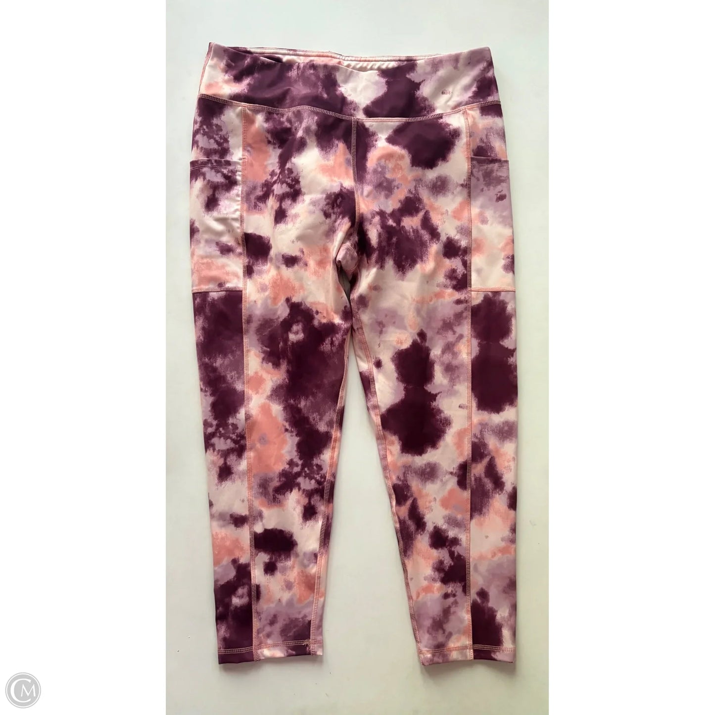 Athletic Leggings By Cato In Purple, Size: Xl