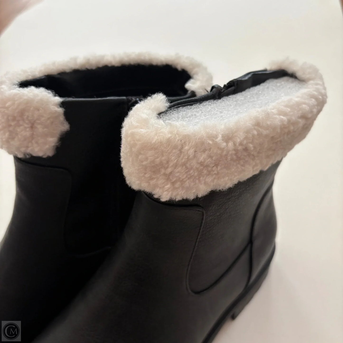 Boots Ankle Flats By Wonderly In Black, Size: 8.5