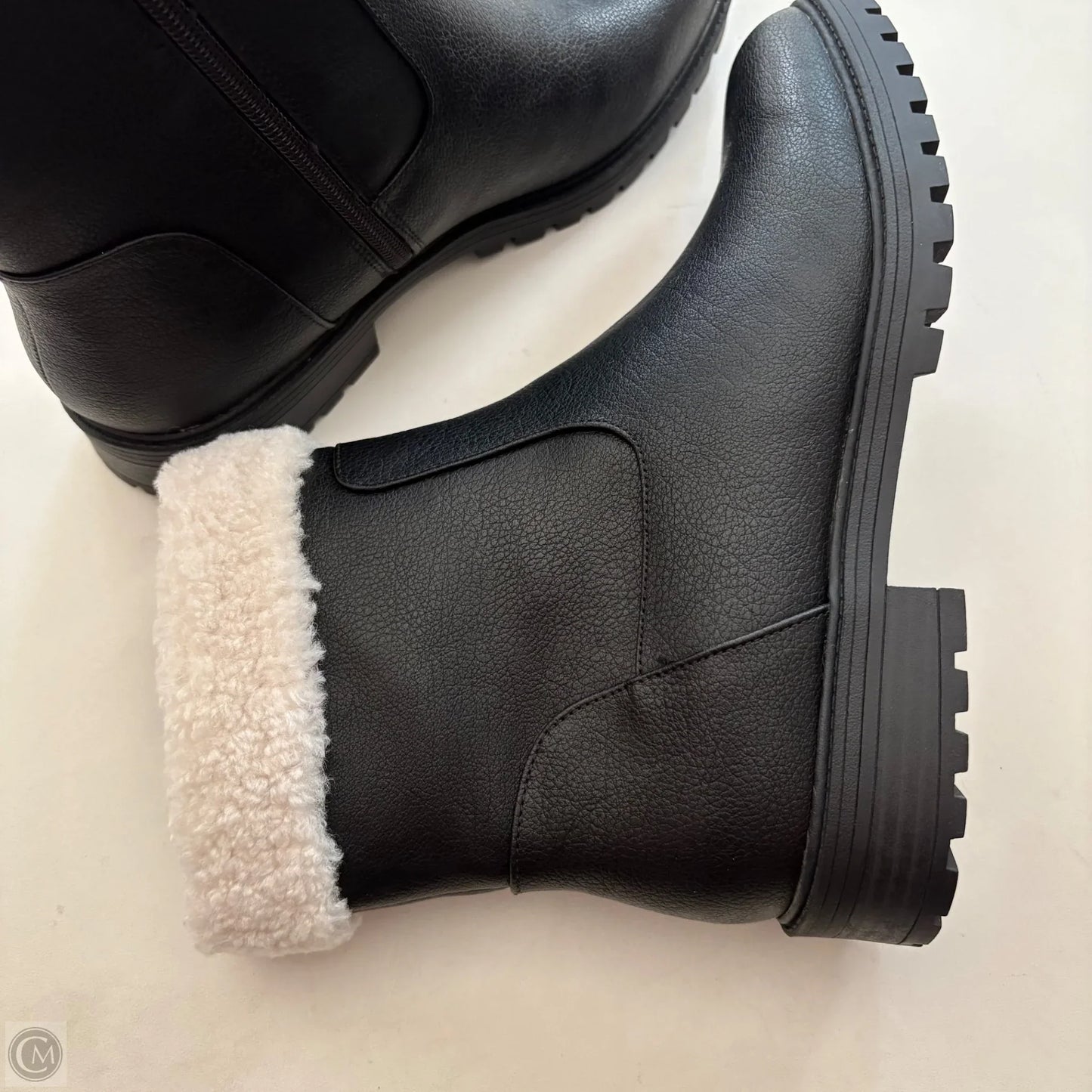 Boots Ankle Flats By Wonderly In Black, Size: 8.5