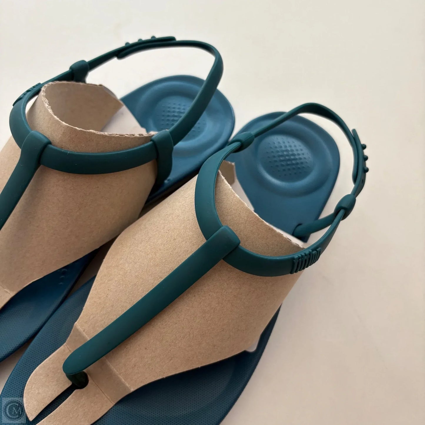 Sandals Flats By Fitflop In Blue, Size: 8