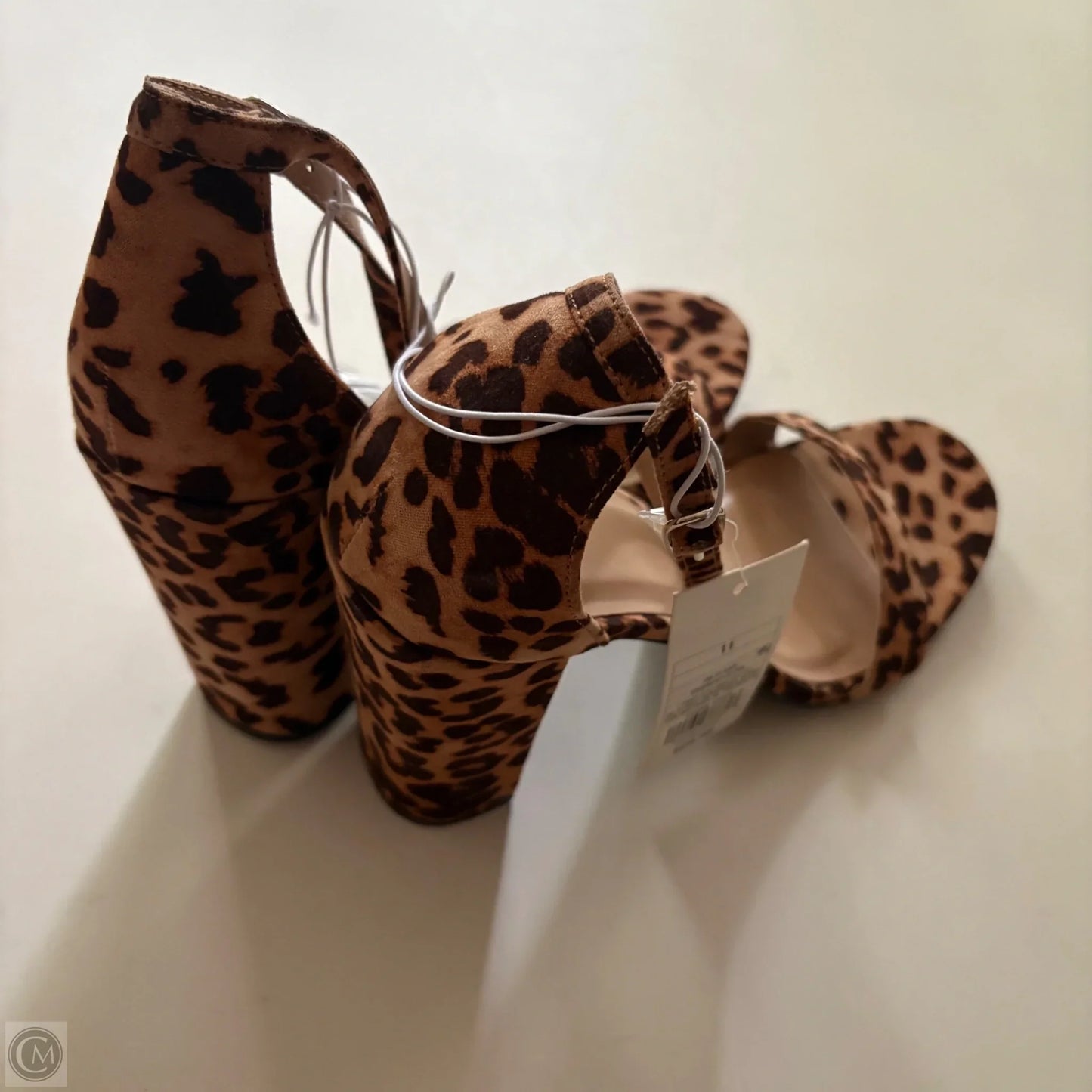 Shoes Heels Block By A New Day In Leopard Print, Size: 11