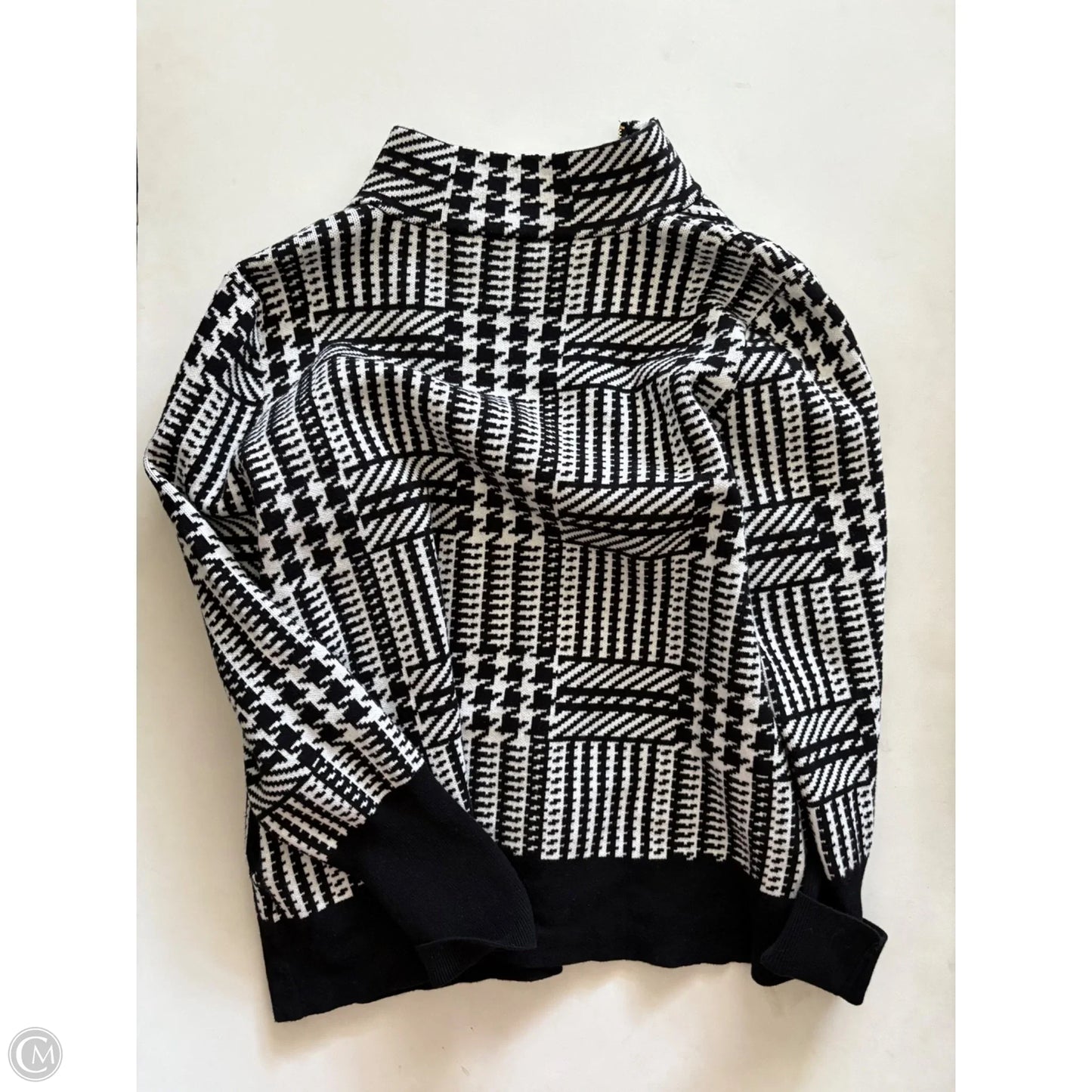 Jacket Other By Jones New York In Black & White, Size: L