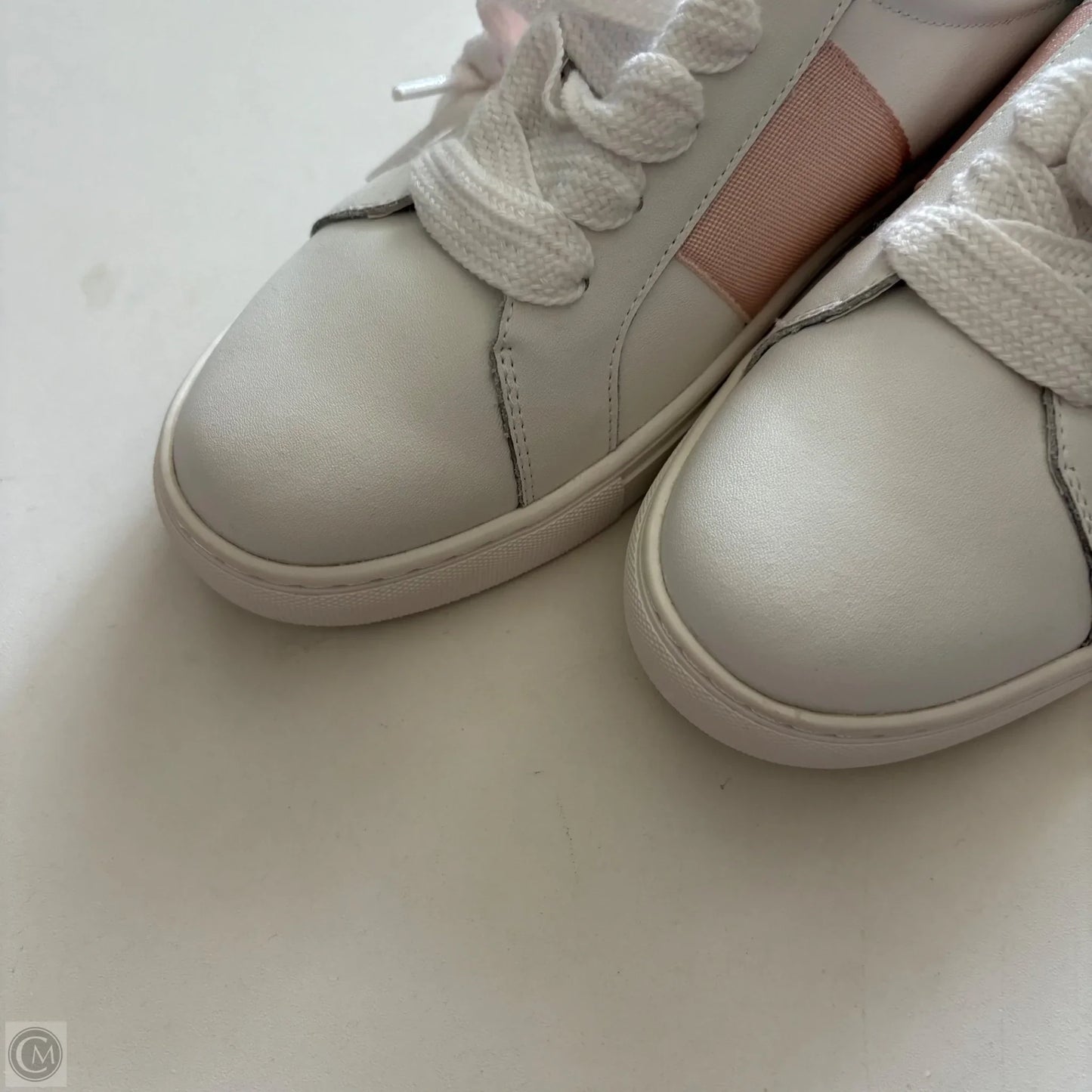 Shoes Designer By Kate Spade In Pink & White, Size: 7