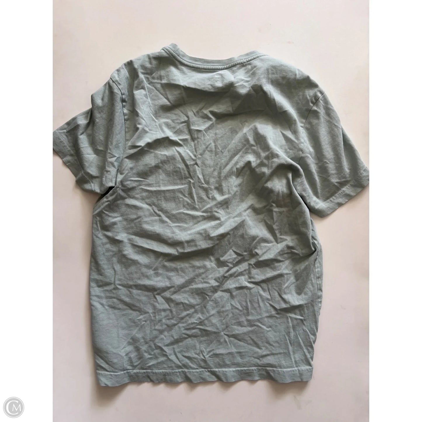 Top Short Sleeve By Hurley In Grey, Size: S