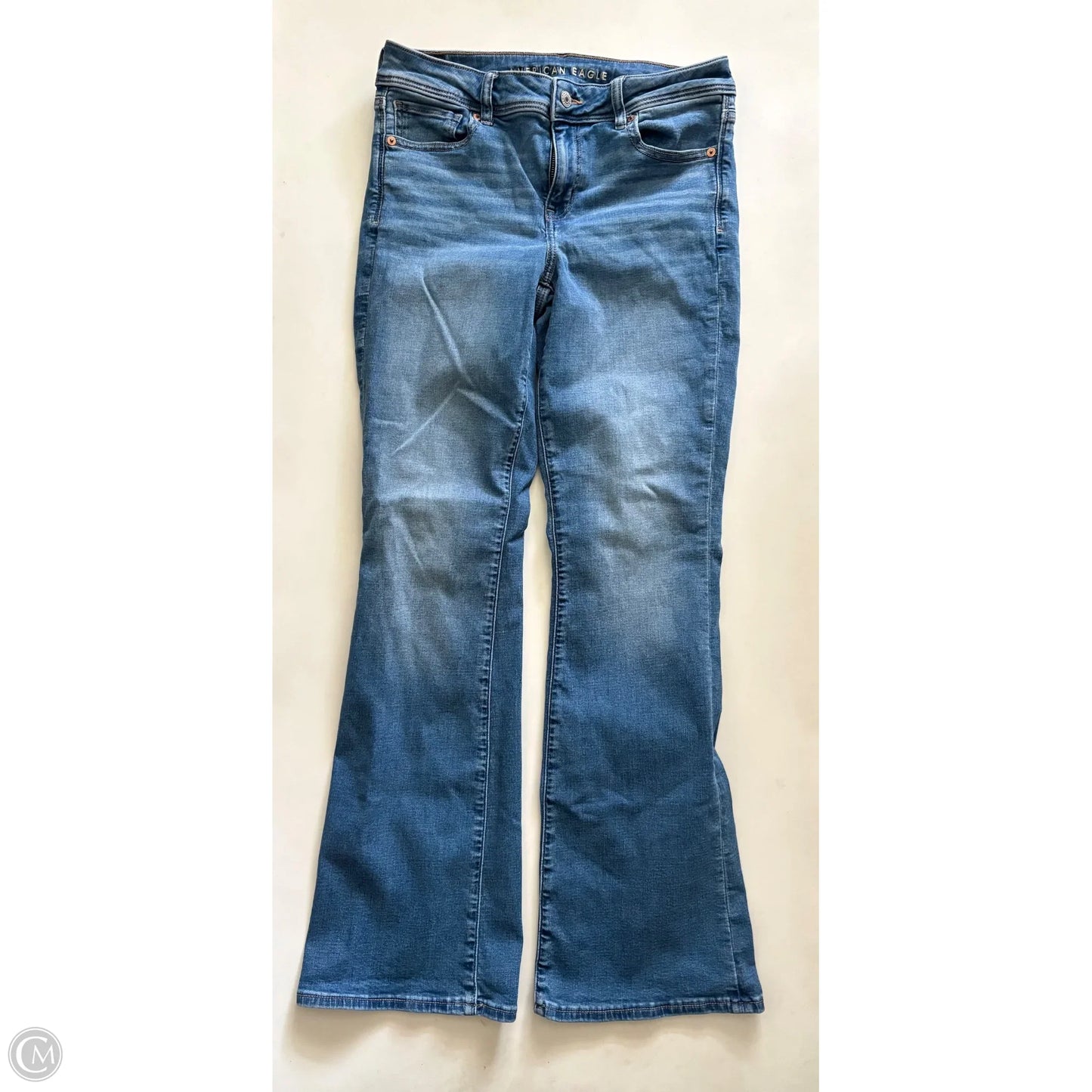 Jeans Boot Cut By American Eagle In Blue, Size: 10