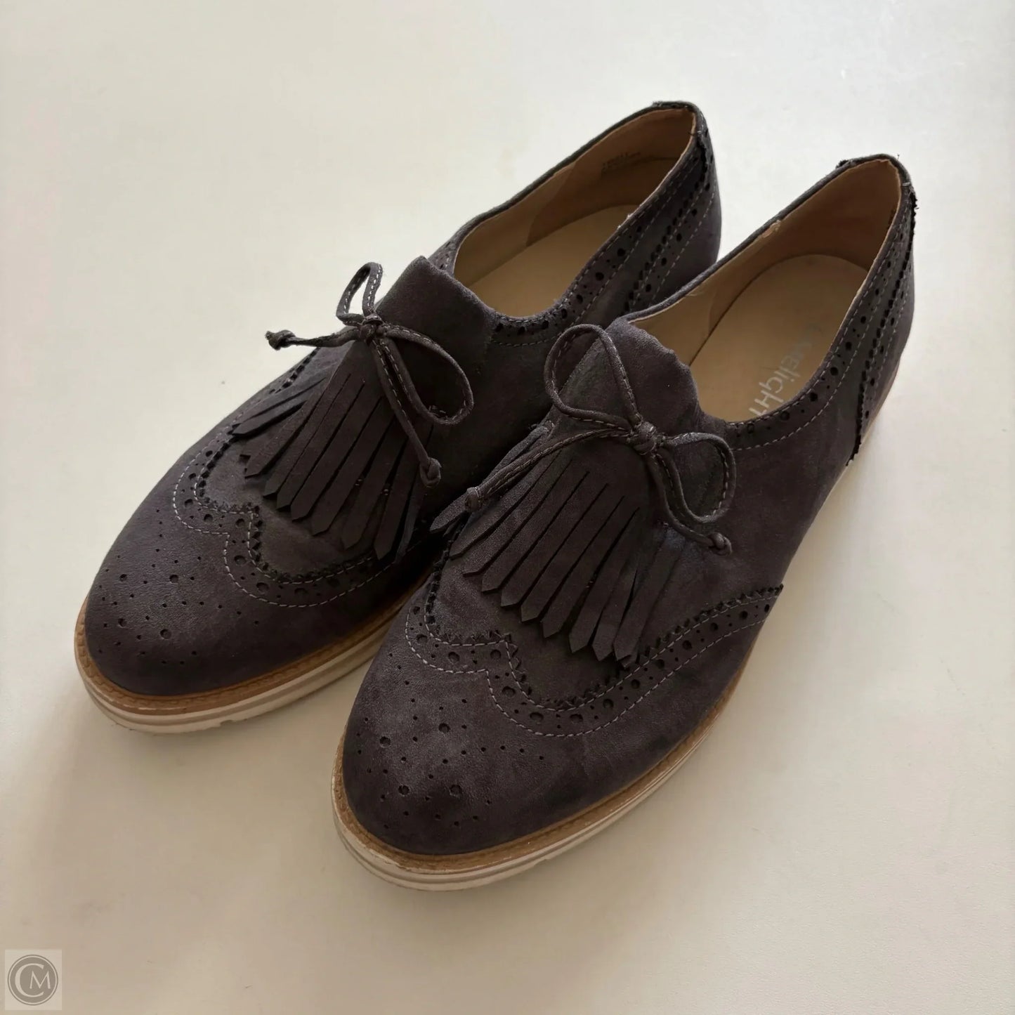 Shoes Flats By Limelight In Grey, Size: 9