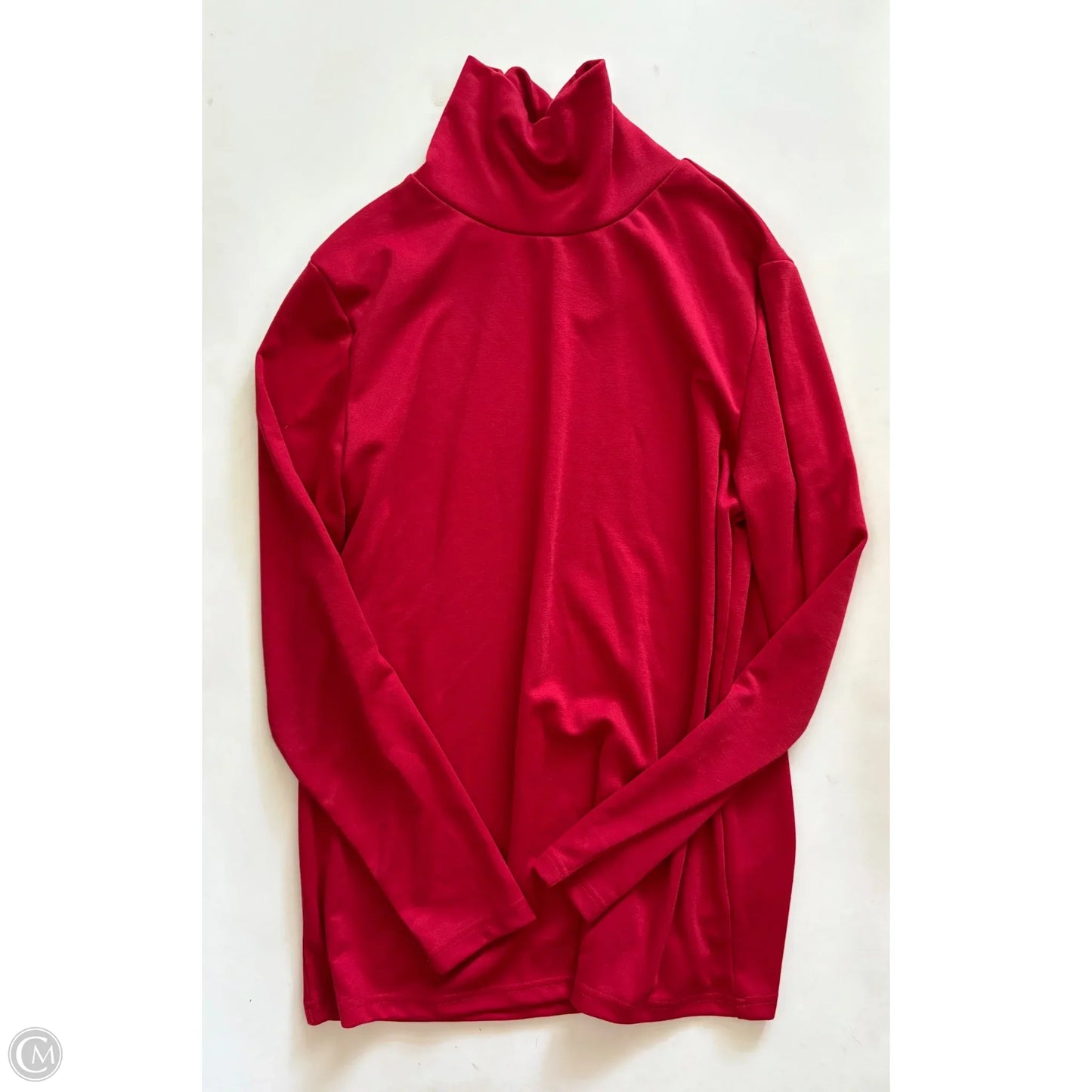 Blouse Long Sleeve By coofandy In Red, Size: M