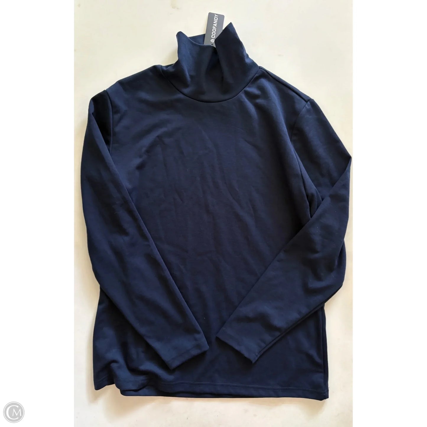 Blouse Long Sleeve By coofandy In Blue, Size: M