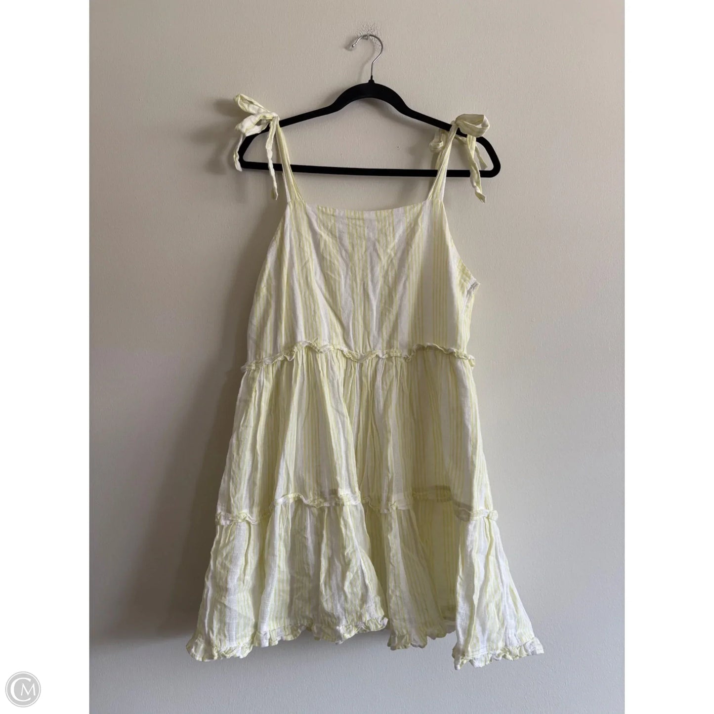 Dress Casual Midi By Mi Ami In Striped Pattern, Size: L