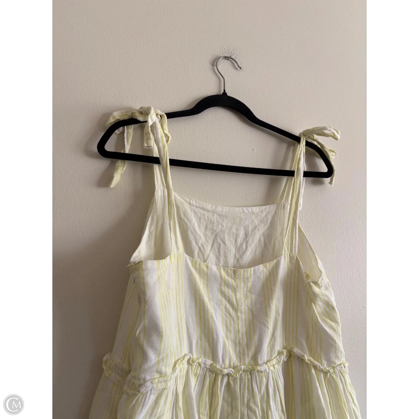 Dress Casual Midi By Mi Ami In Striped Pattern, Size: L
