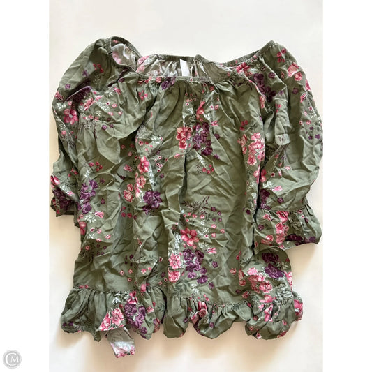 Dress Casual Midi By Terra & Sky In Green, Size: 1x