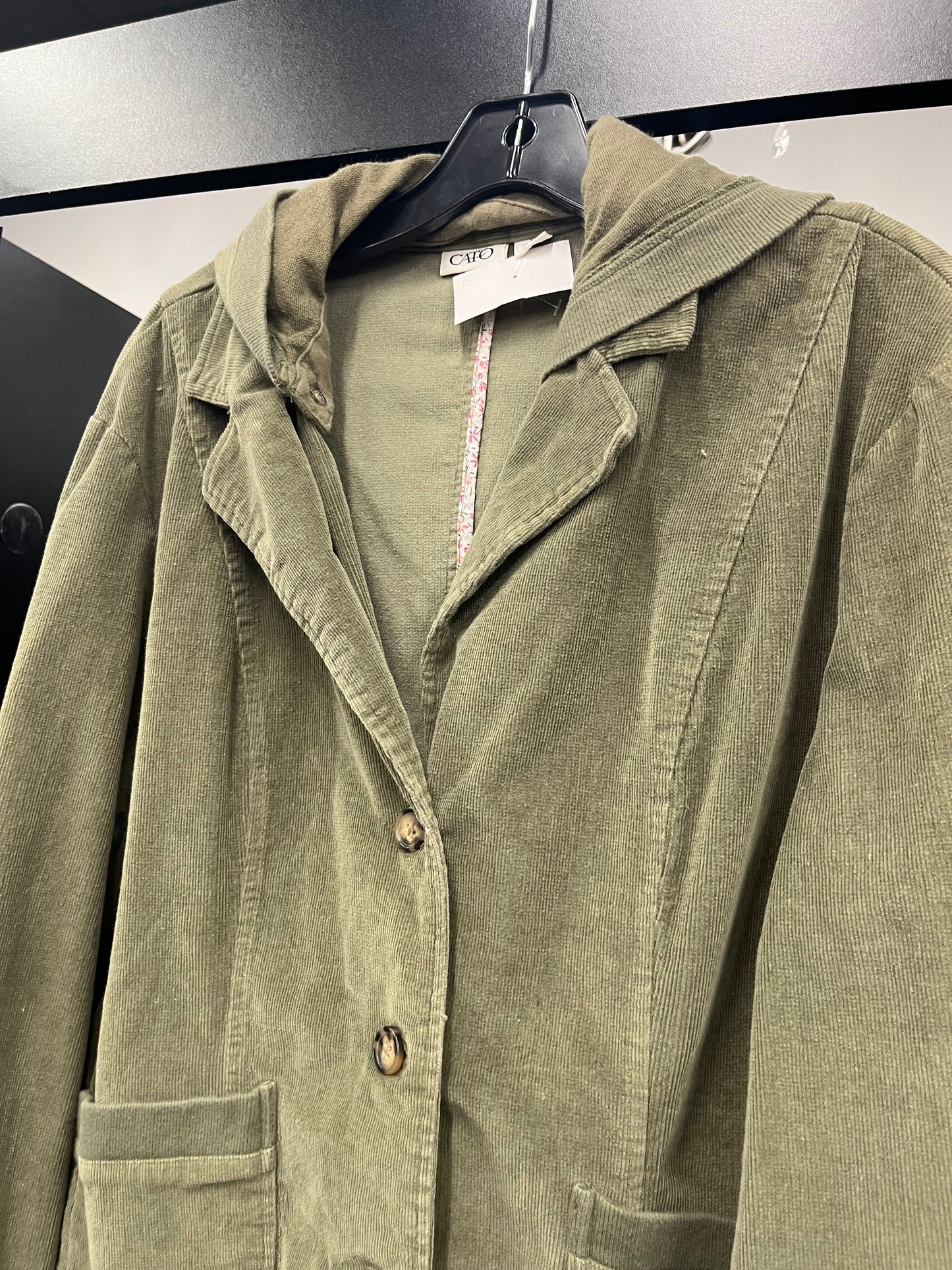 Olive Jacket Other Cato, Size L