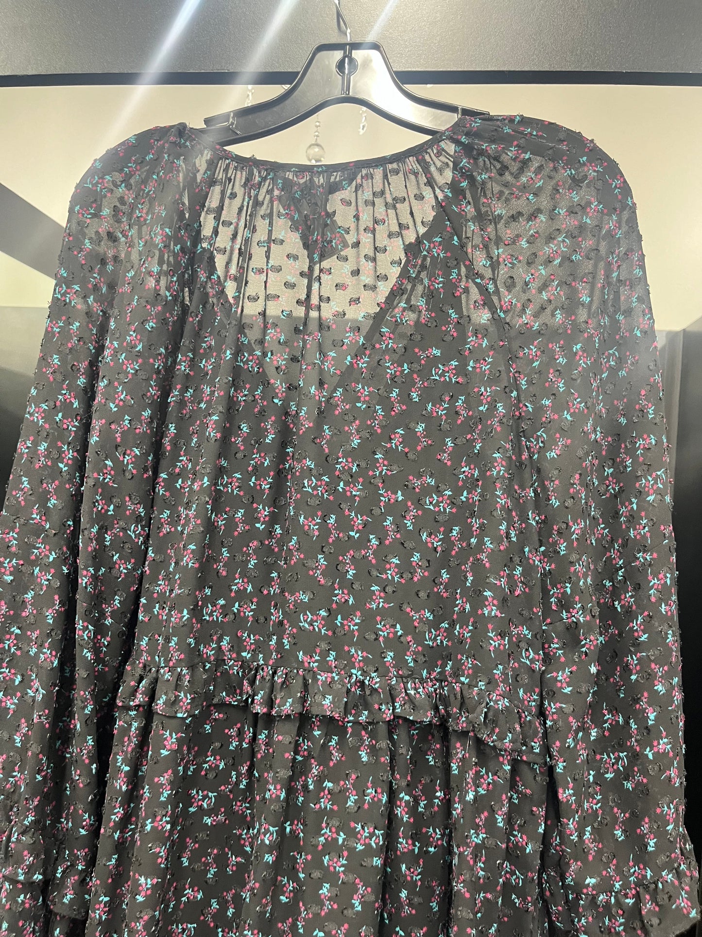 Floral Dress Party Midi Zara Basic, Size L