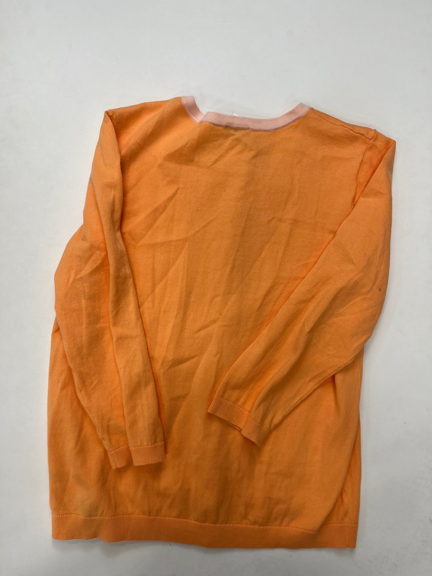 Orange Cardigan Talbots, Size M