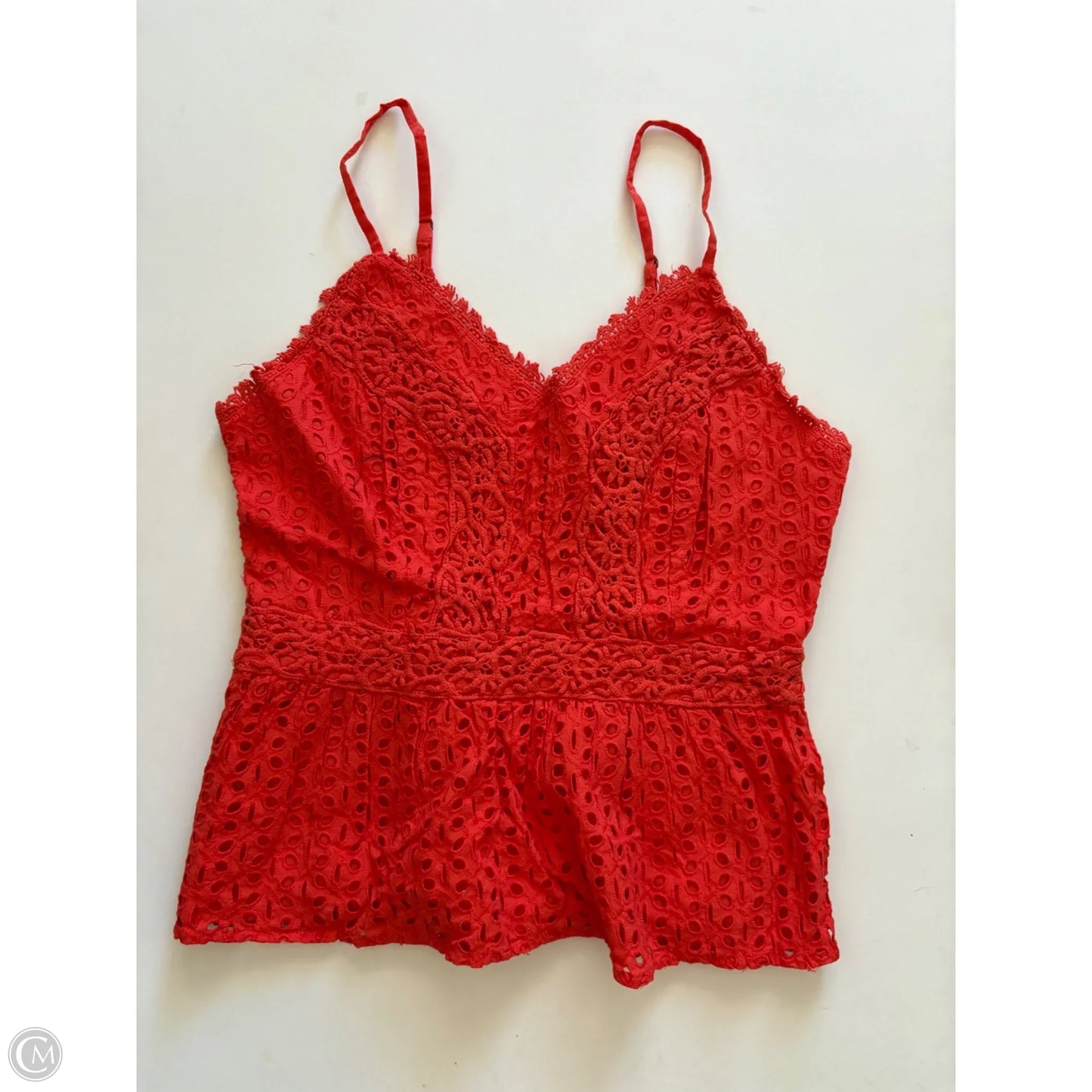 Tank Top By Japna In Orange, Size: Xl