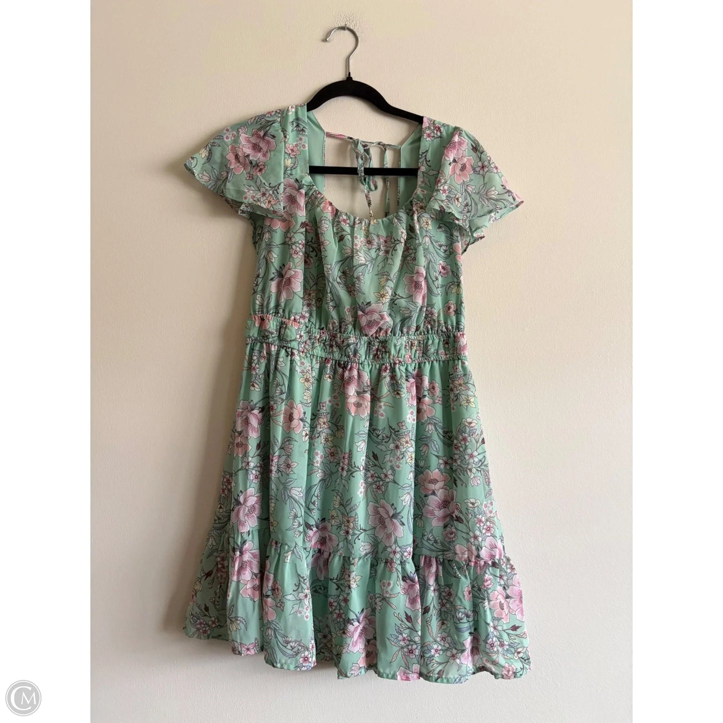 Dress Party Short By As U Wish In Floral Print, Size: Xl