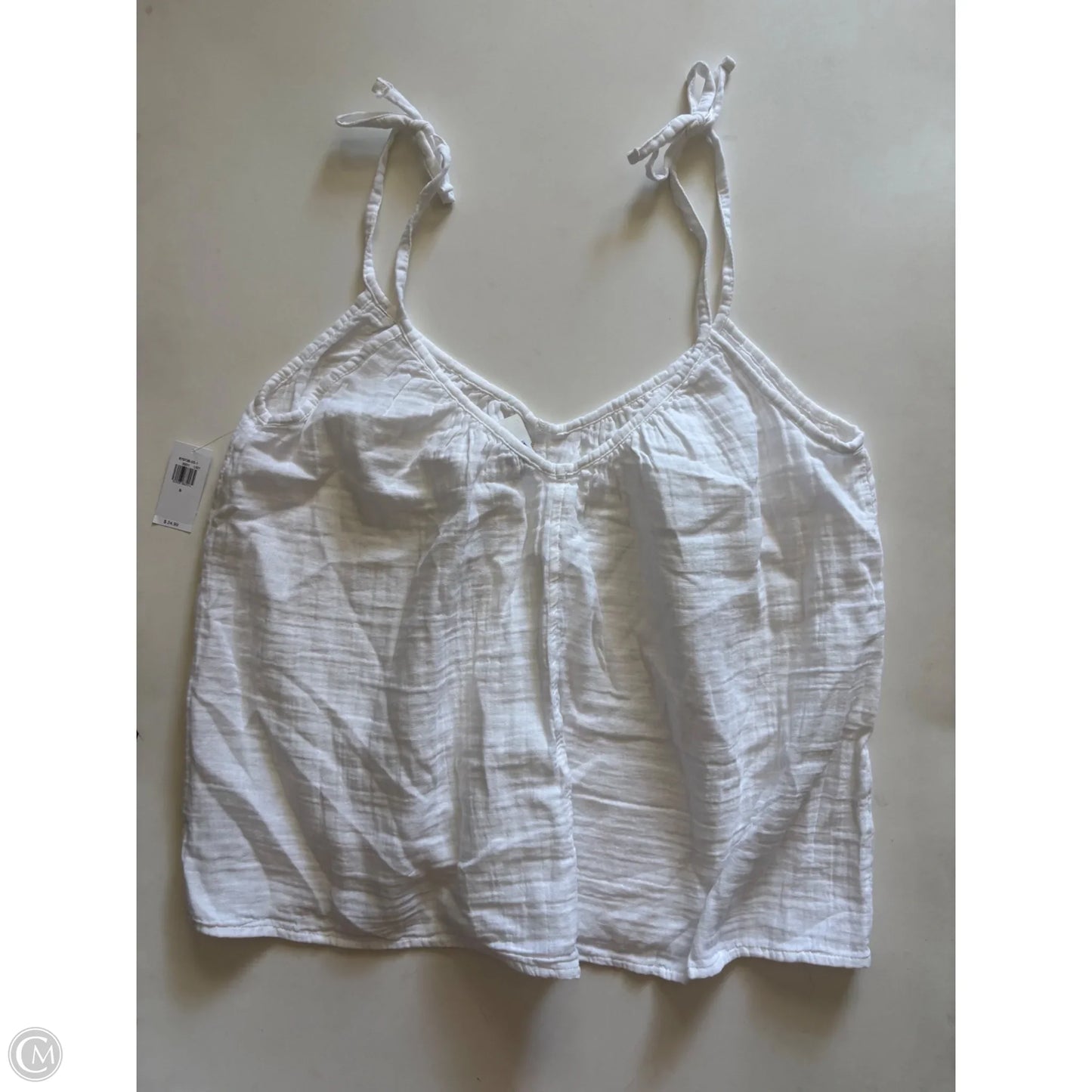 Top Sleeveless By Old Navy In White, Size: S