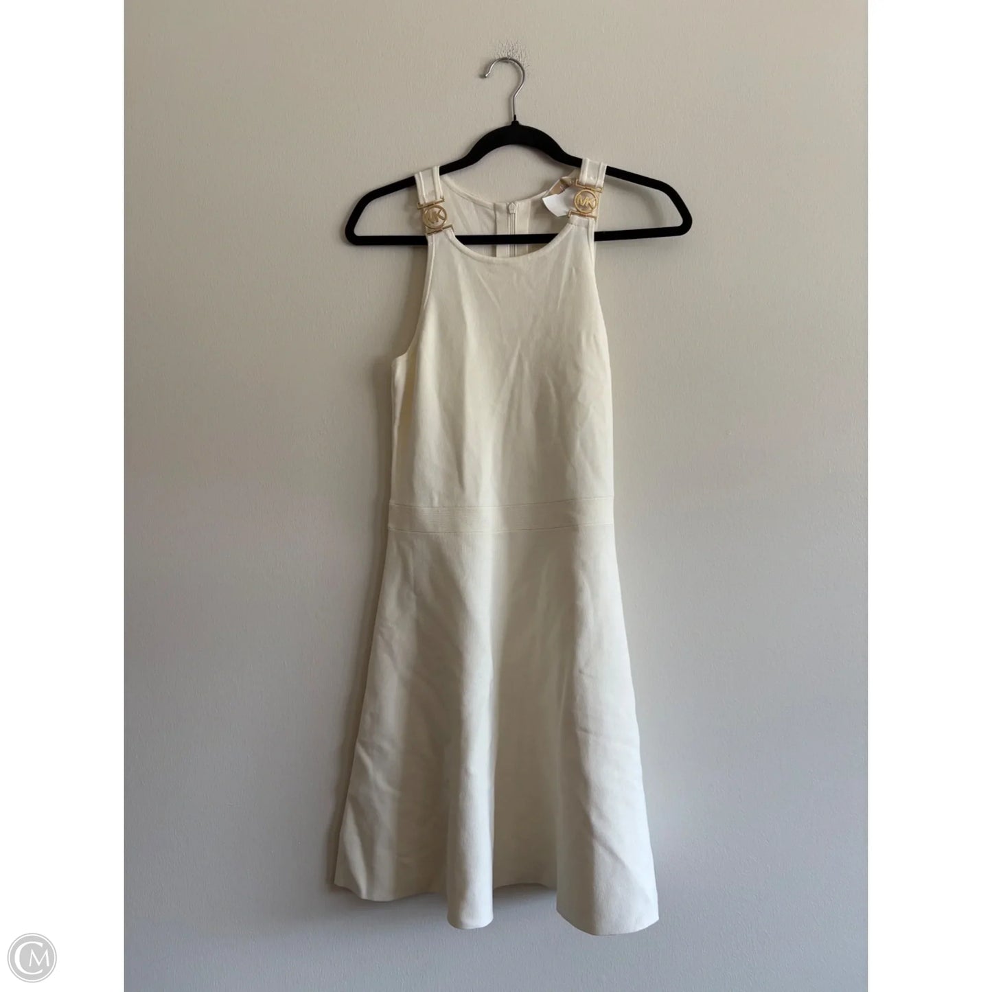 Dress Casual Short By Michael By Michael Kors In Cream, Size: M