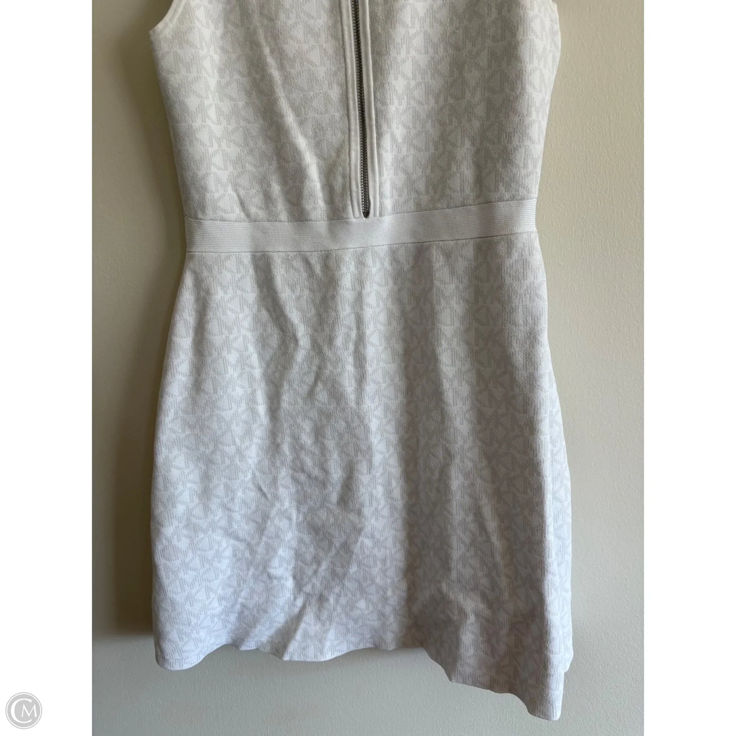 Dress Casual Short By Michael By Michael Kors In Grey & White, Size: M