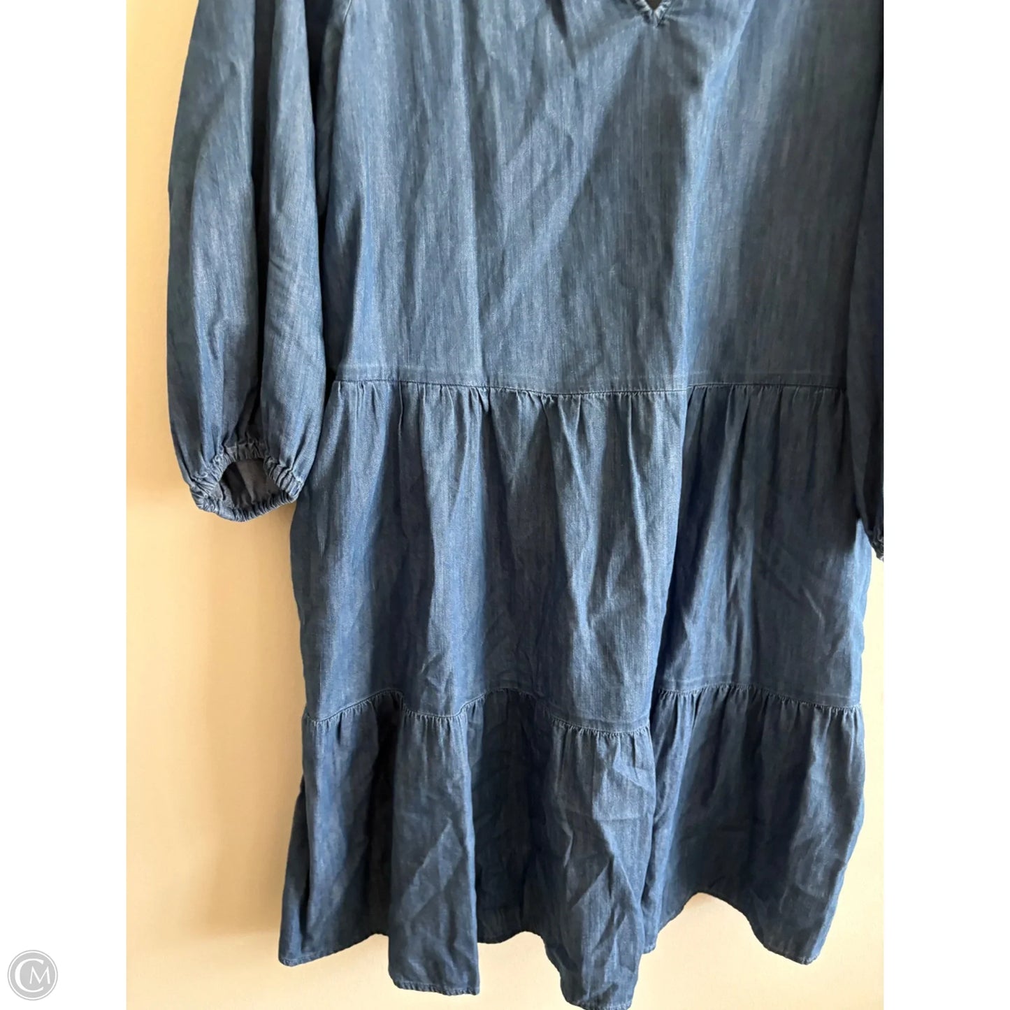 Dress Casual Maxi By Talbots In Blue, Size: Xl