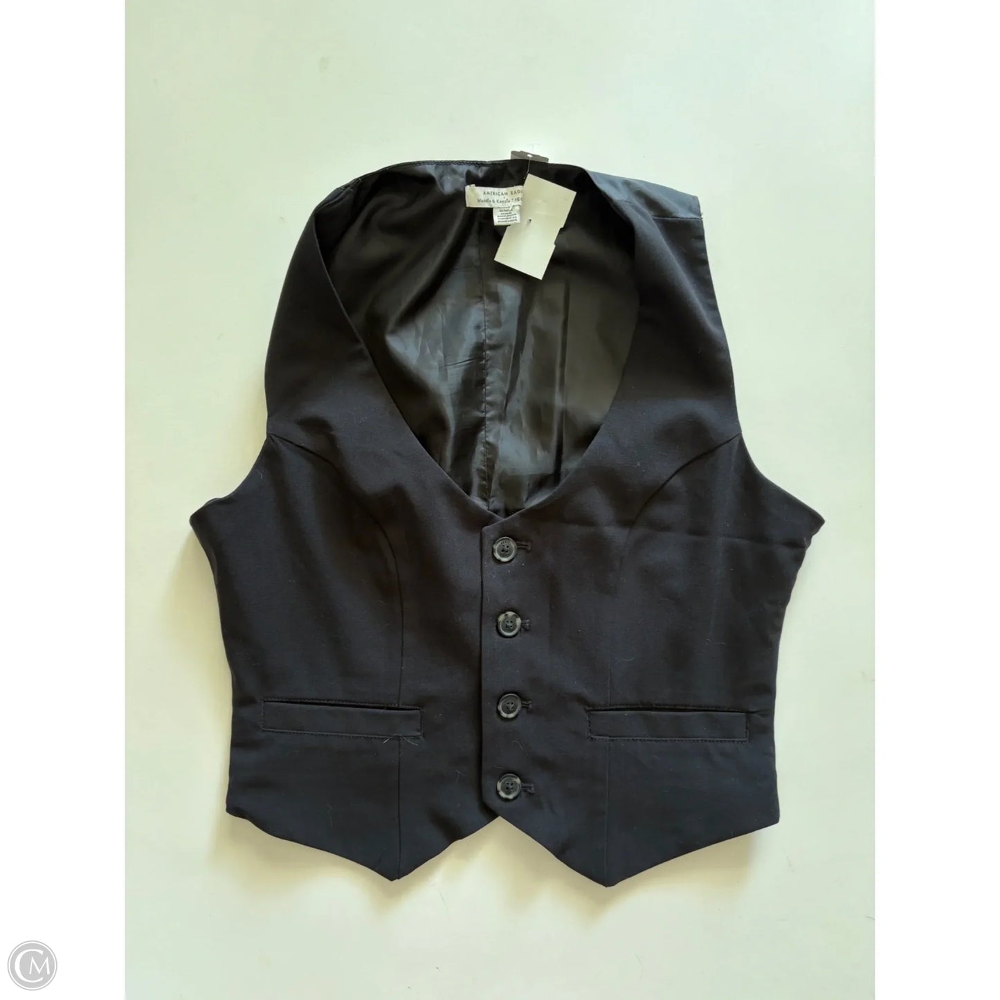 Vest Other By American Eagle In Black, Size: M