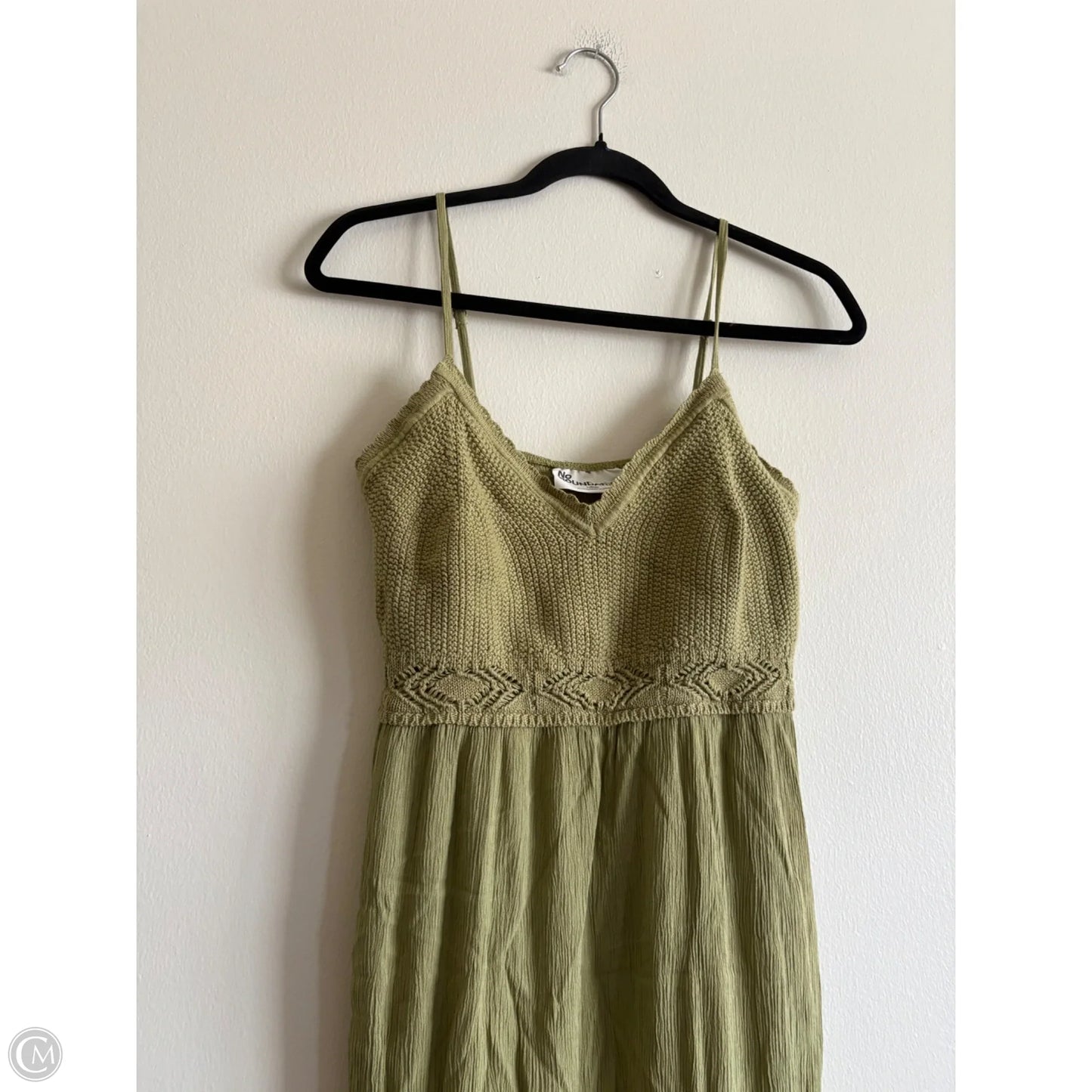 Dress Casual Maxi By No Boundaries In Green, Size: L