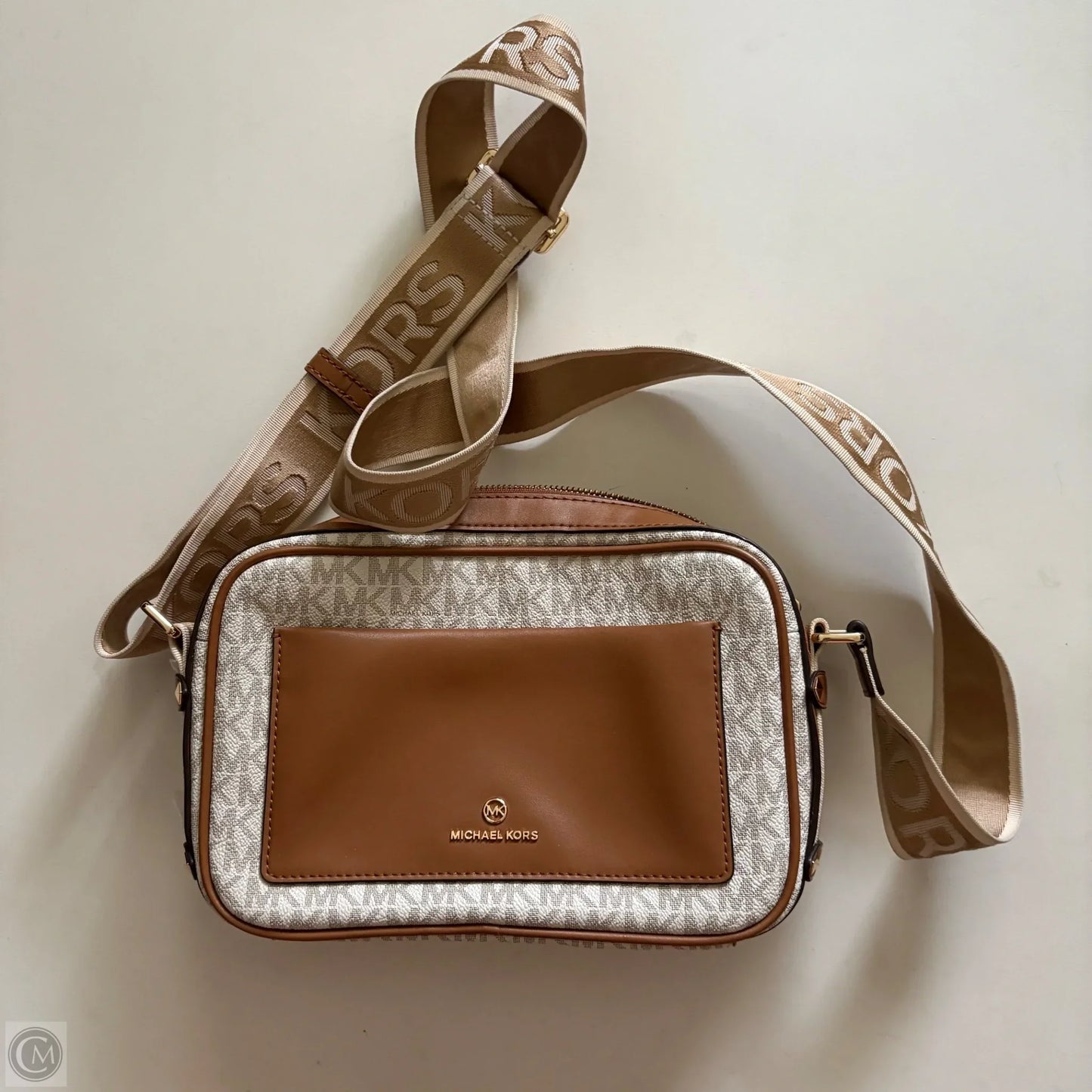 Crossbody Designer By Michael Kors, Size: Medium