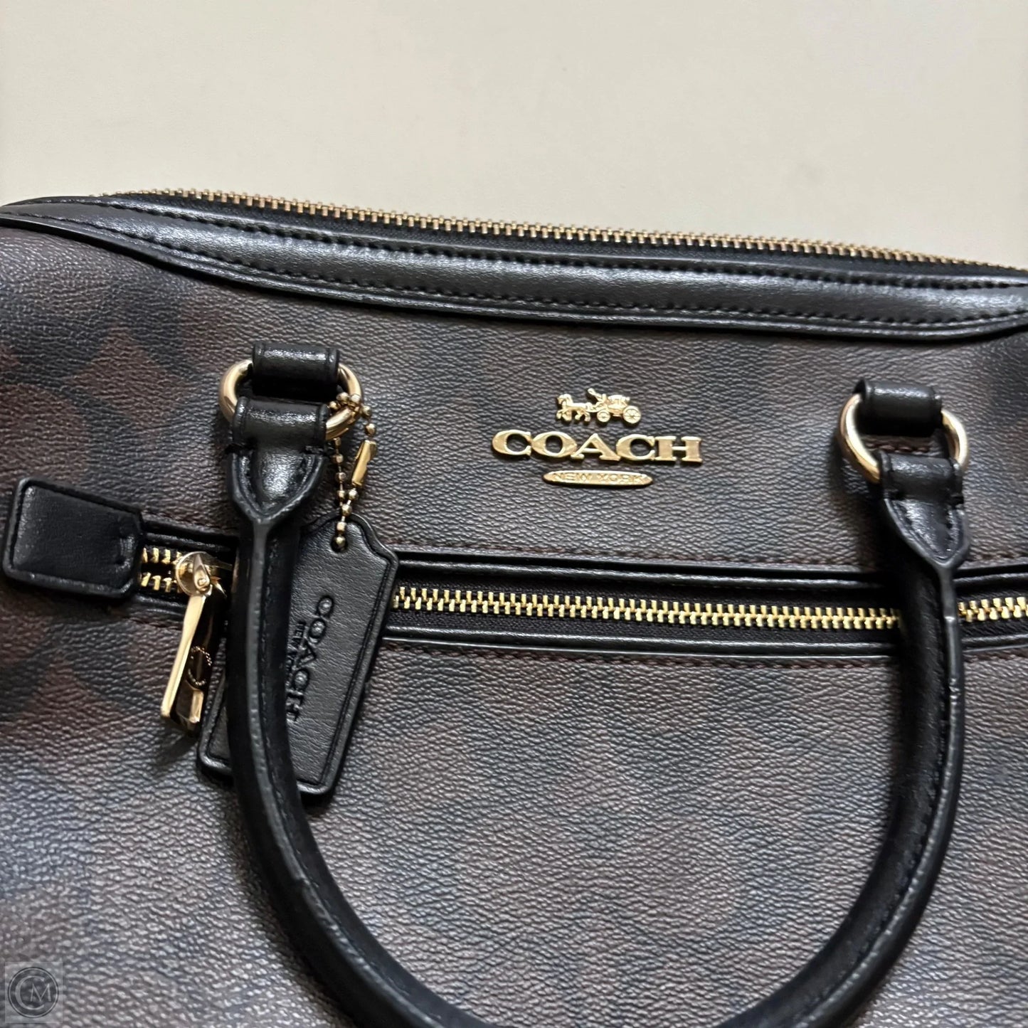 Handbag Designer By Coach, Size: Medium