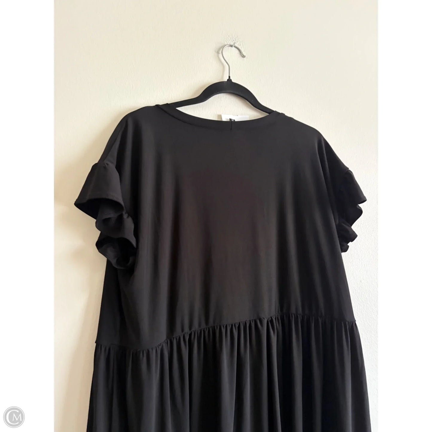 Dress Casual Midi By Express In Black, Size: Xl