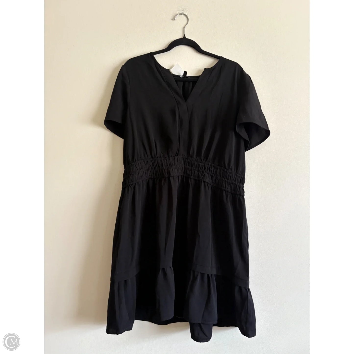 Dress Casual Midi By Express In Black, Size: Xl