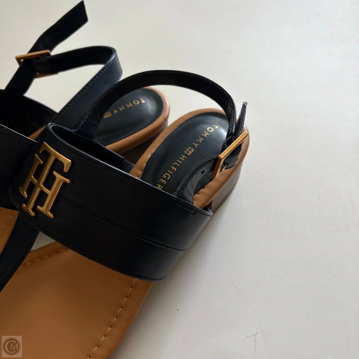 Sandals Flats By Tommy Hilfiger In Navy, Size: 11