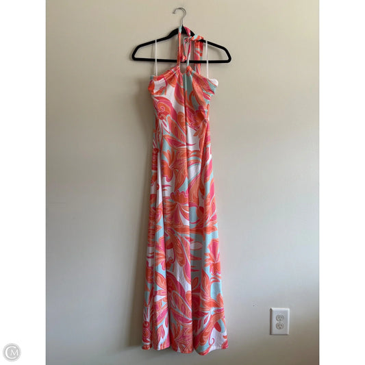Dress Party Long By Boston Proper In Orange, Size: M