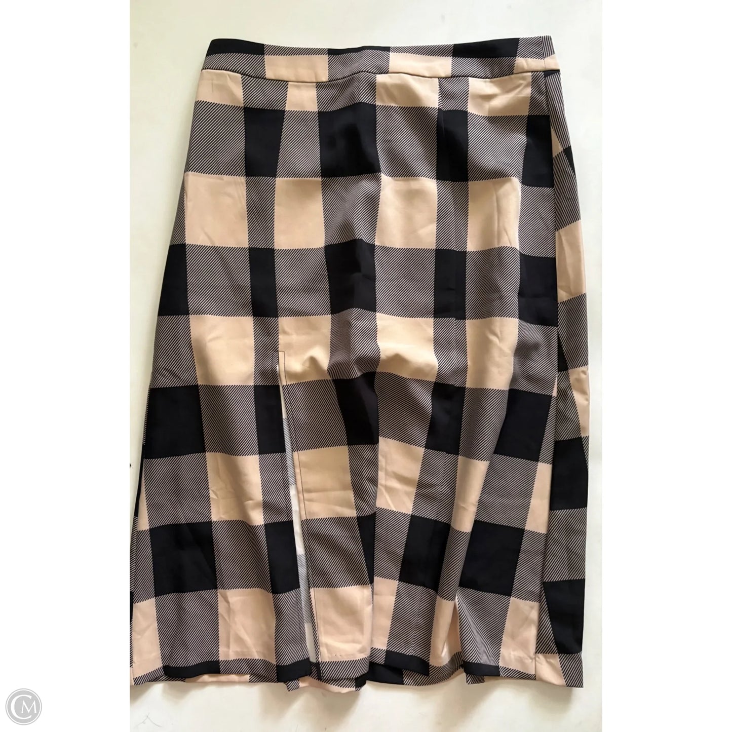 Skirt Midi By New York And Co In Plaid Pattern, Size: L