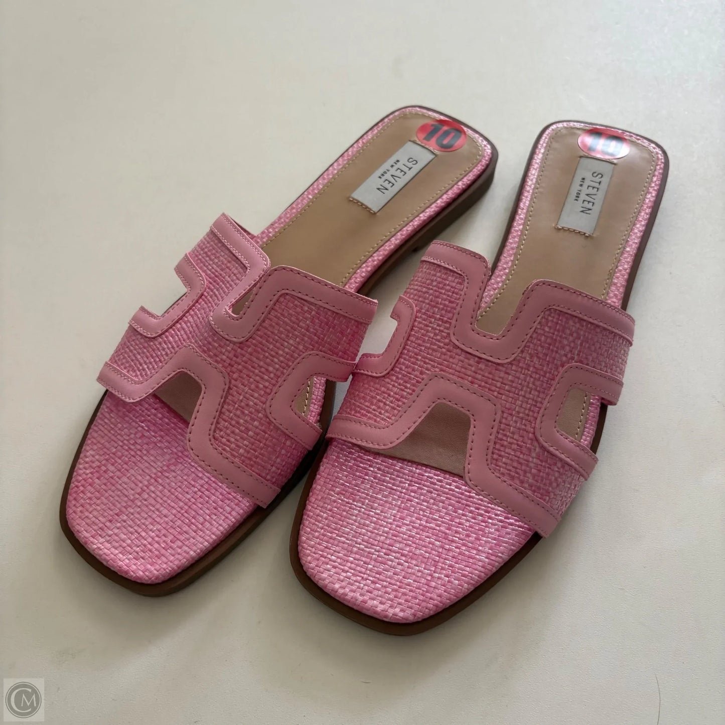 Sandals Flats By STEVEN NEW YORK In Pink, Size: 10