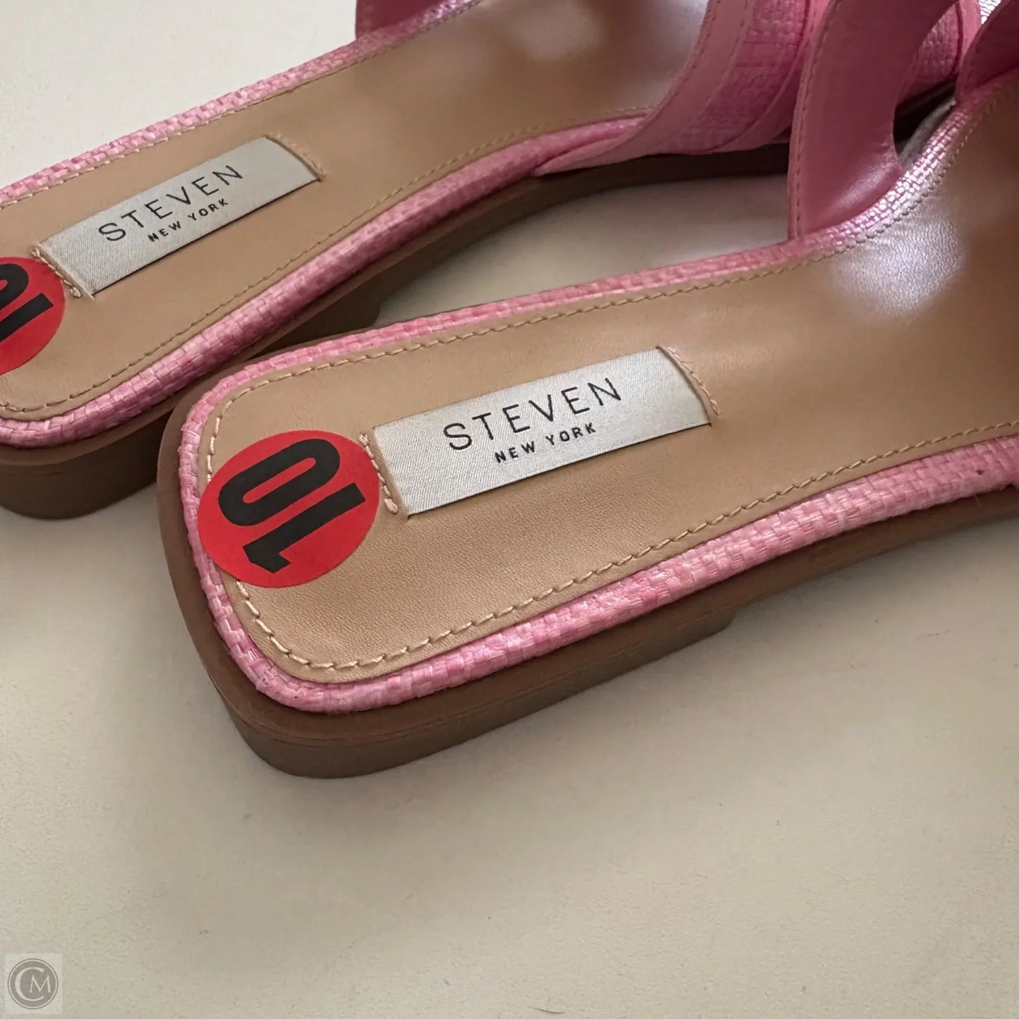 Sandals Flats By STEVEN NEW YORK In Pink, Size: 10