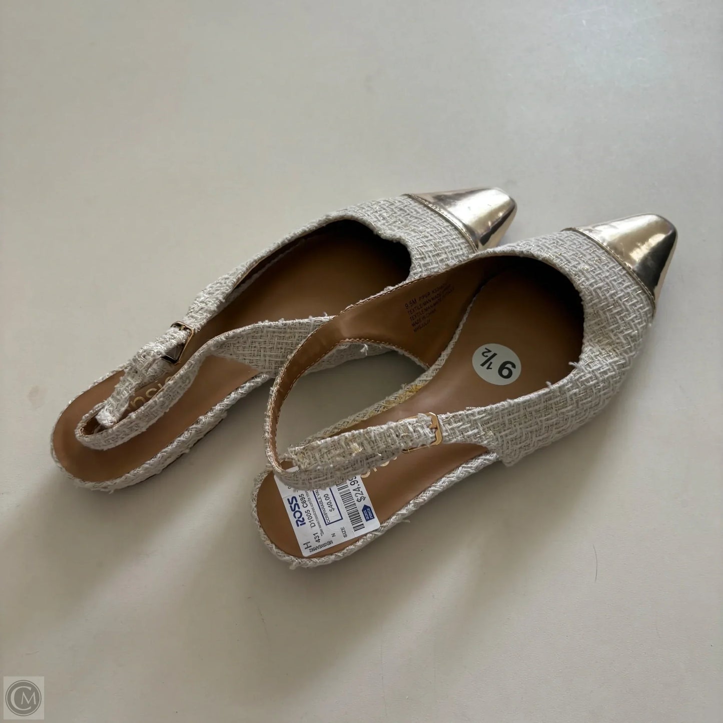 Shoes Flats By Kensie In Cream, Size: 9.5