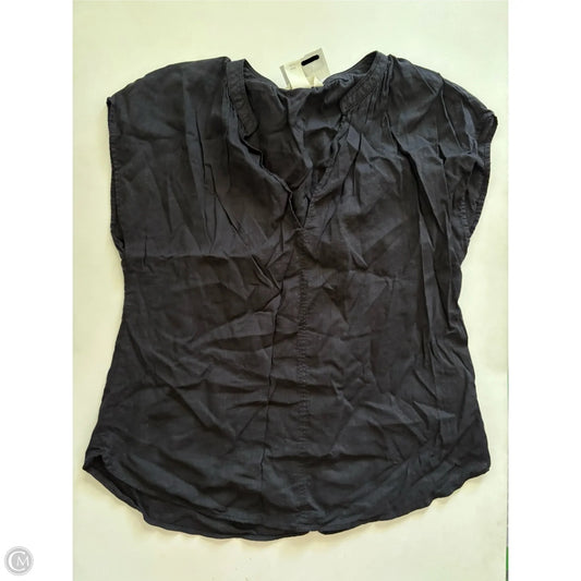 Top Short Sleeve By H&m In Black, Size: M