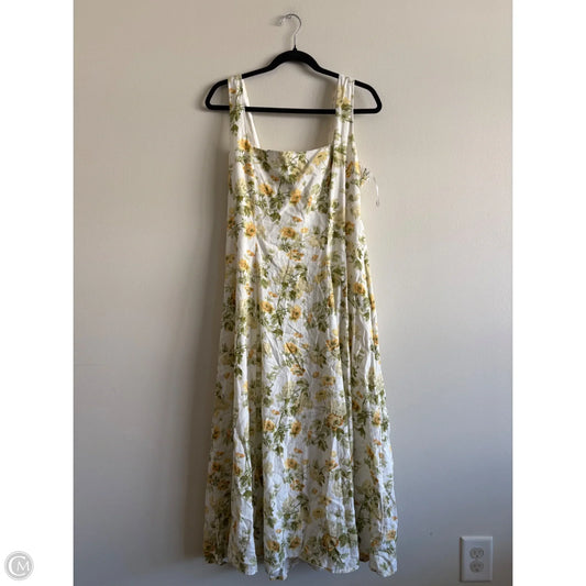 Dress Casual Maxi By Laura Ashley In Floral Print, Size: 10