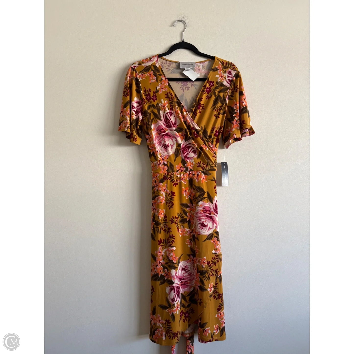Dress Casual Midi By Donna Morgan In Floral Print, Size: 14