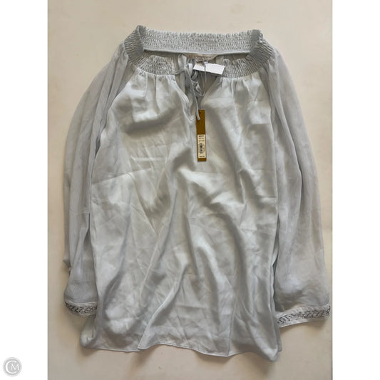 Top Long Sleeve By Lc Lauren Conrad In Blue, Size: Xxl
