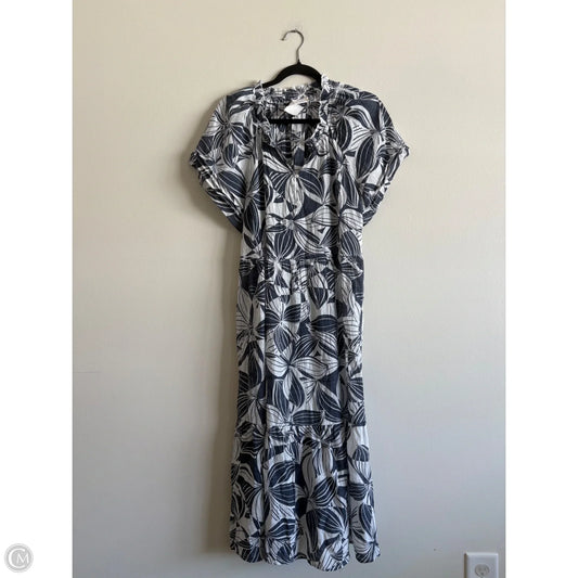 Dress Casual Midi By Sharagano In Blue, Size: Lp