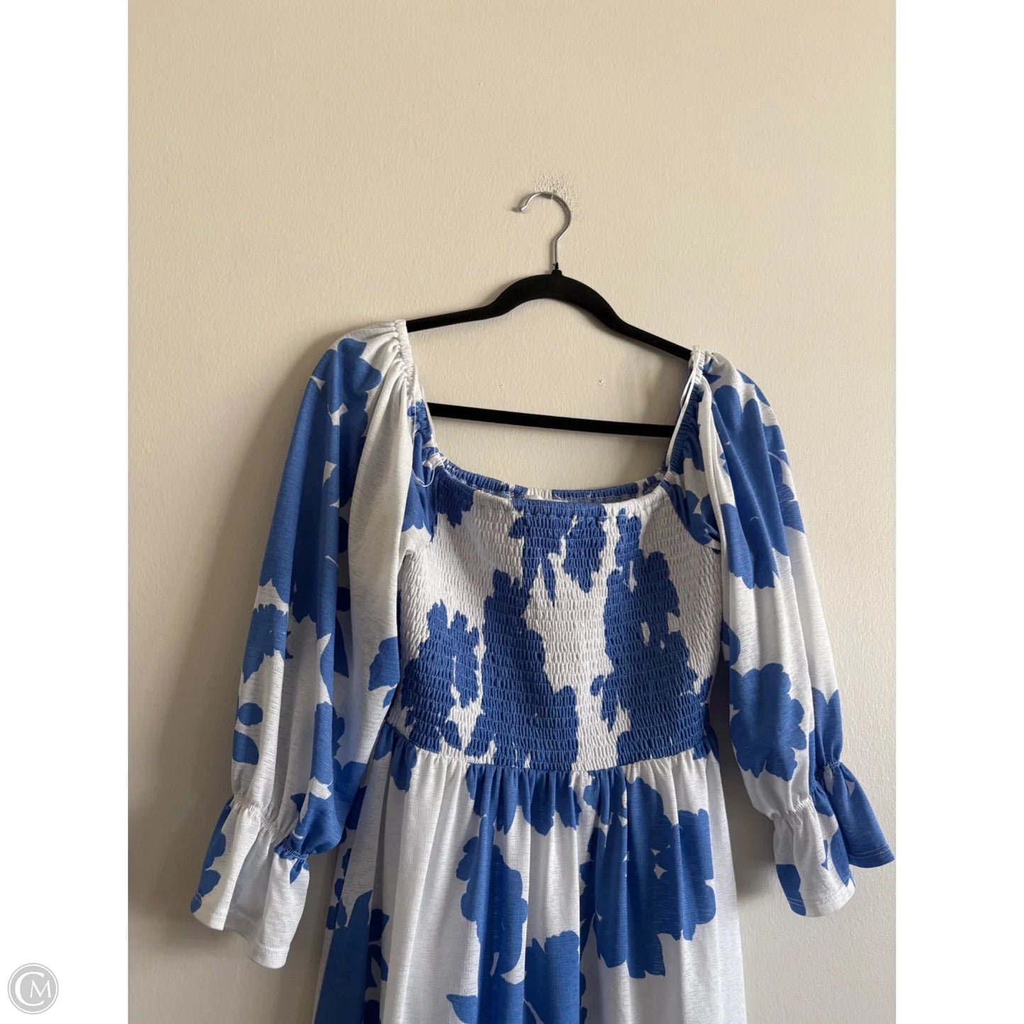 Dress Casual Midi By Sugar Lips In Blue, Size: S