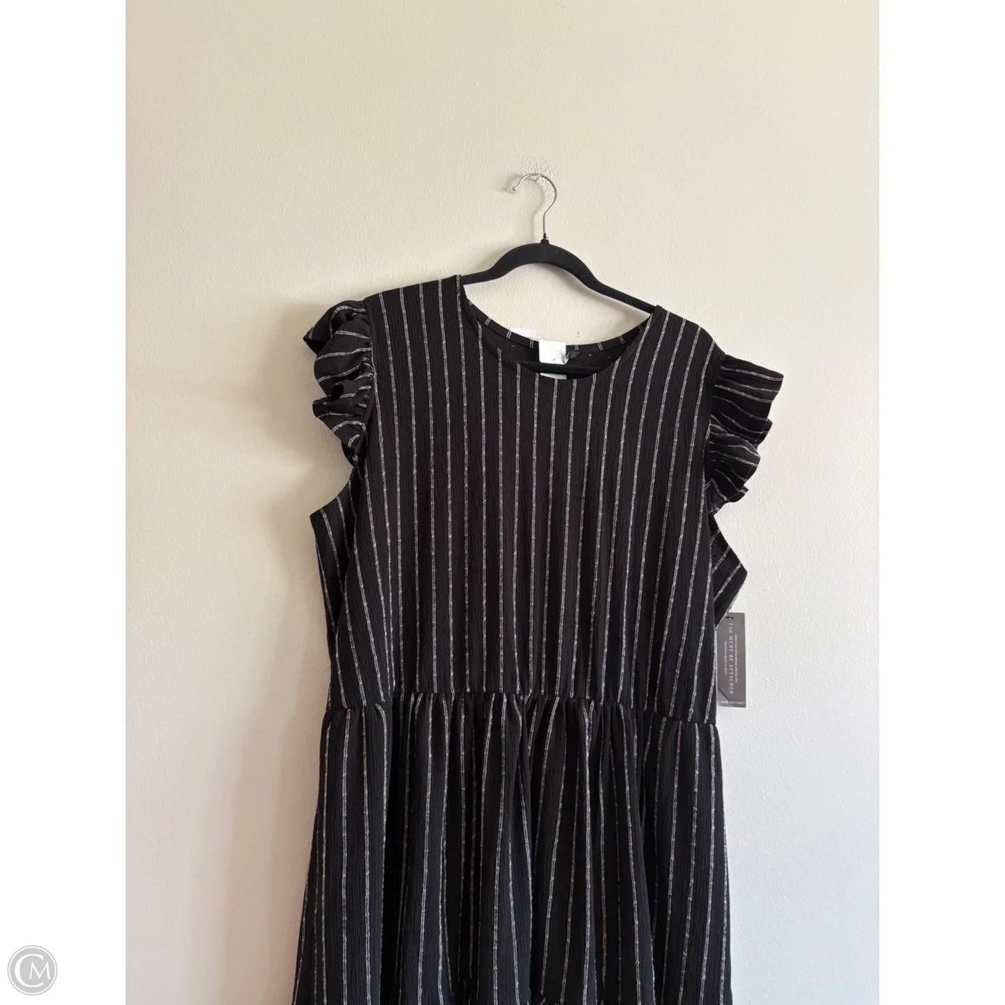 Dress Casual Maxi By Lane Bryant In Black, Size: 18