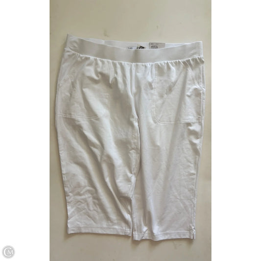 Shorts By Croft And Barrow In White, Size: Xxl