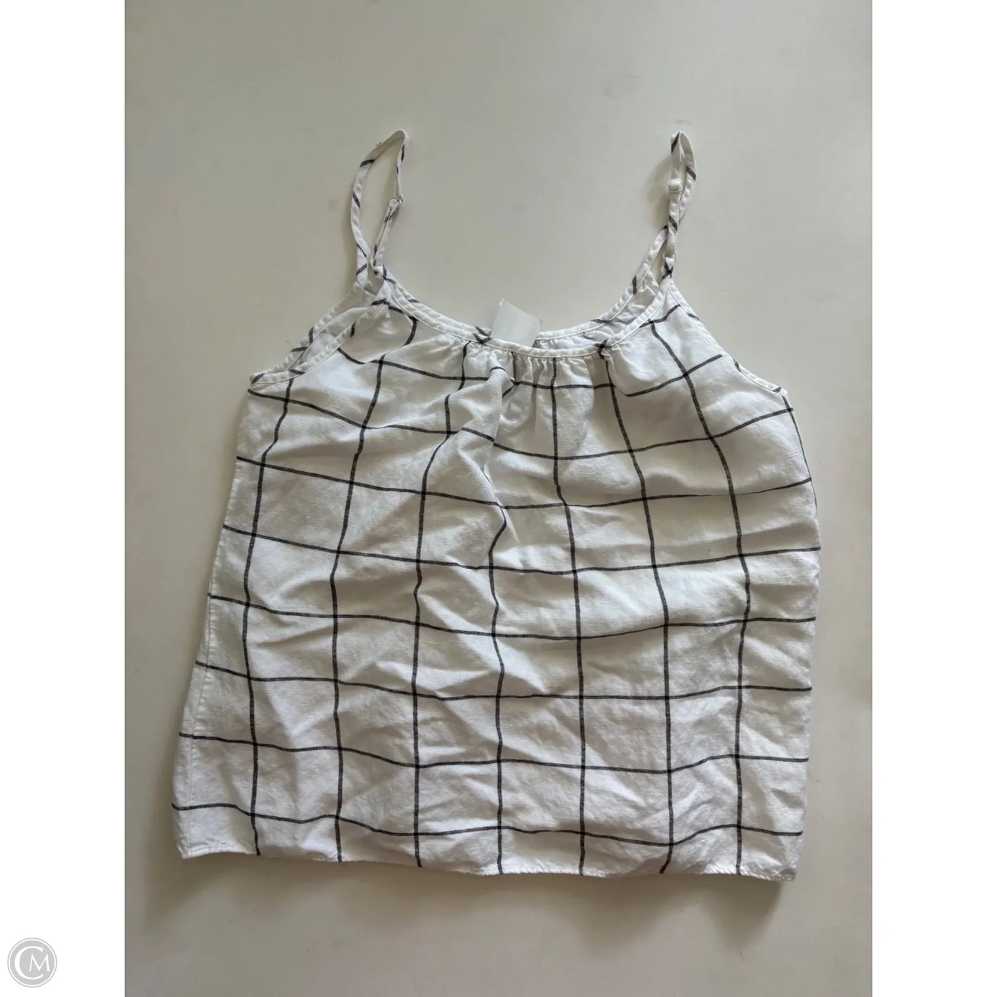 Top Sleeveless By Loft In White, Size: S