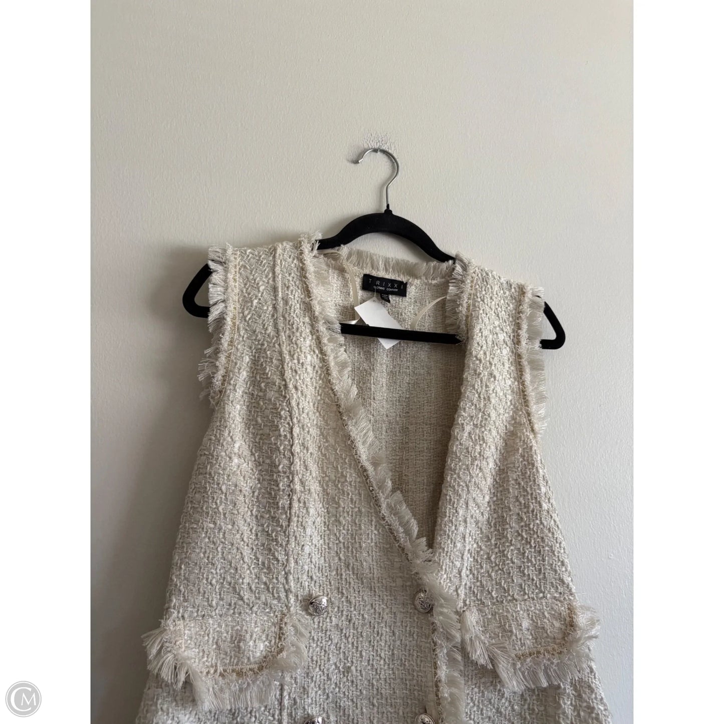 Vest Other By Trixxi In Cream, Size: Xl