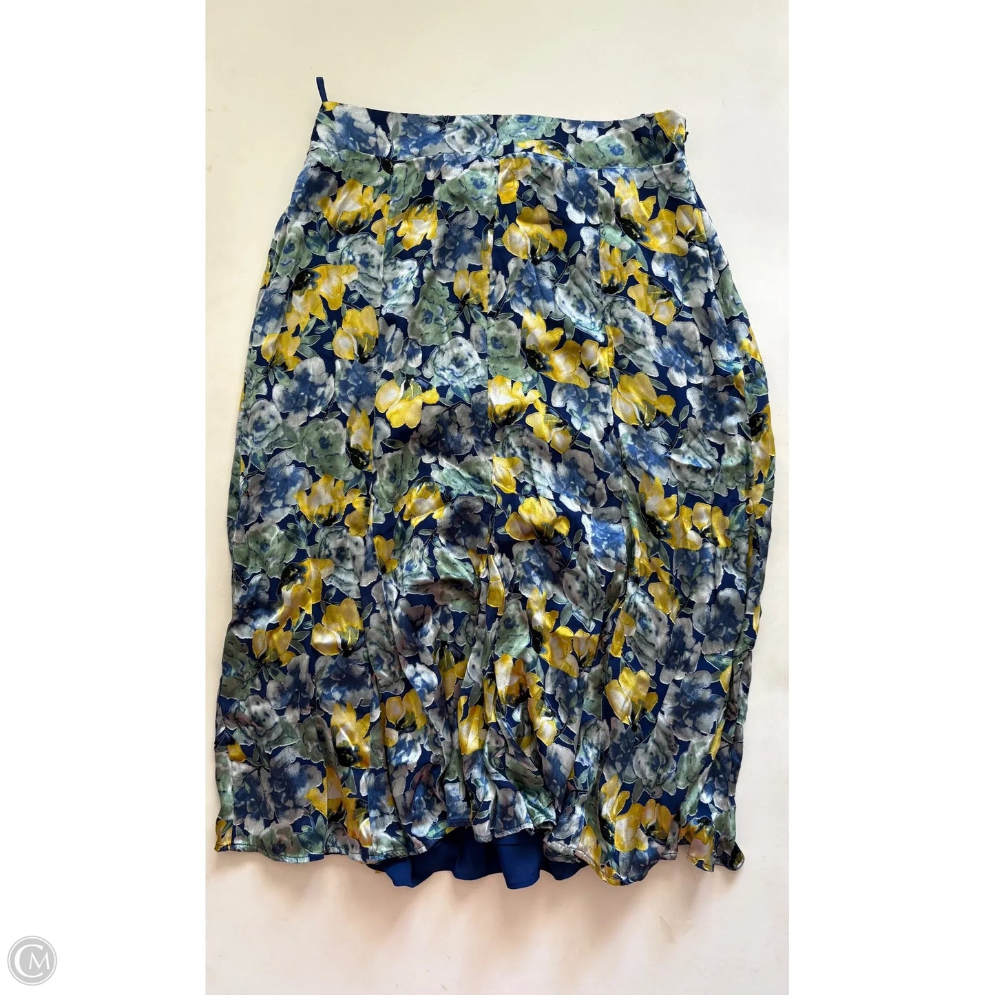 Skirt Midi By White House Black Market In Blue, Size: 12