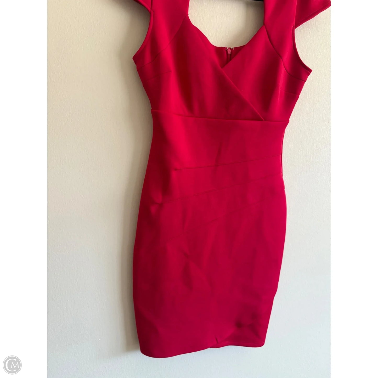 Dress Party Short By Guess In Red, Size: 4