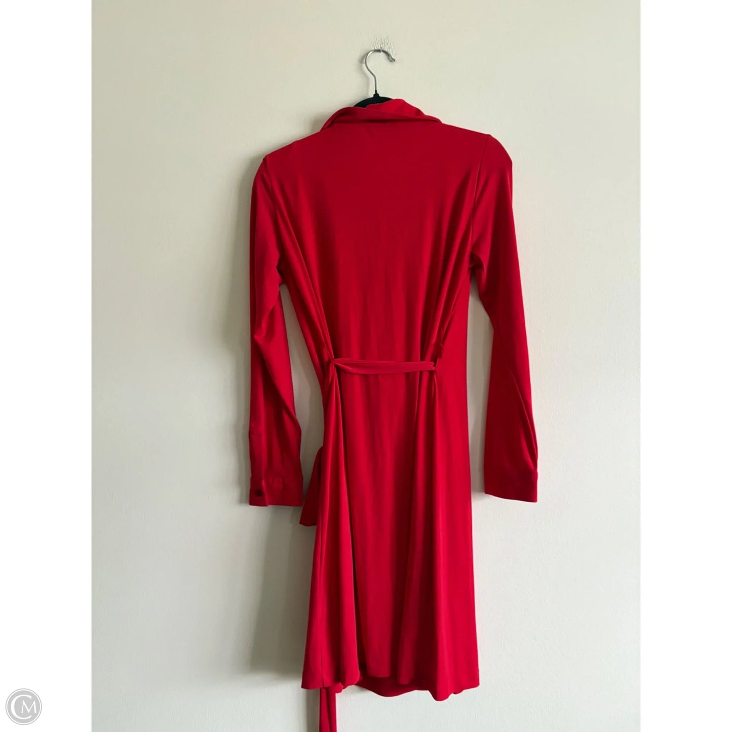 Dress Work By Calvin Klein In Red, Size: 10